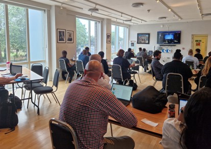 Notting Hill Genesis colleagues at a staff event.